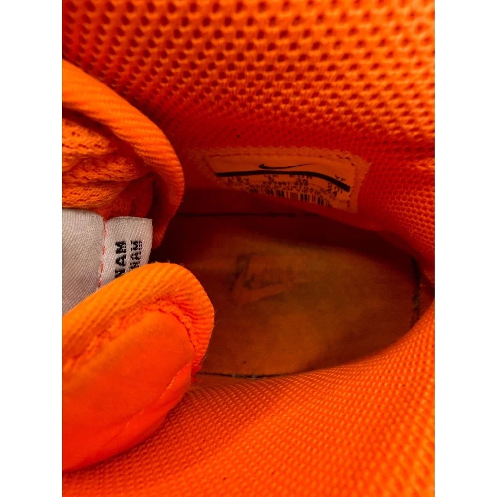 Nike Air Force 1 High LV8 GS Just Do It AV7951-800 Kids 5.5 Sneaker Orange Shoes